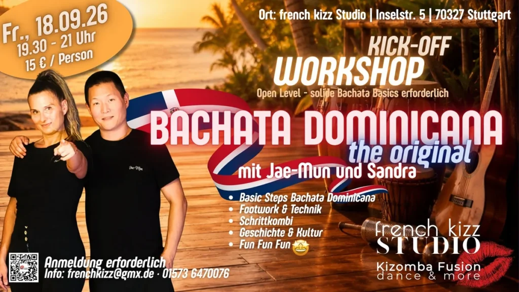Bachata Dominicana KickOff Workshop – Bachata in Stuttgart