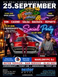 Die Real Fiesta Cubana – Salsa, Bachata & Workshops in Ludwigsburg