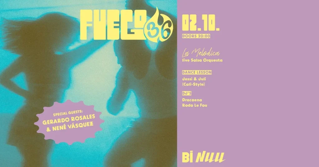 Fuego36 – Salsa Dura! (Early Bird Tickets) – Salsa in Berlin