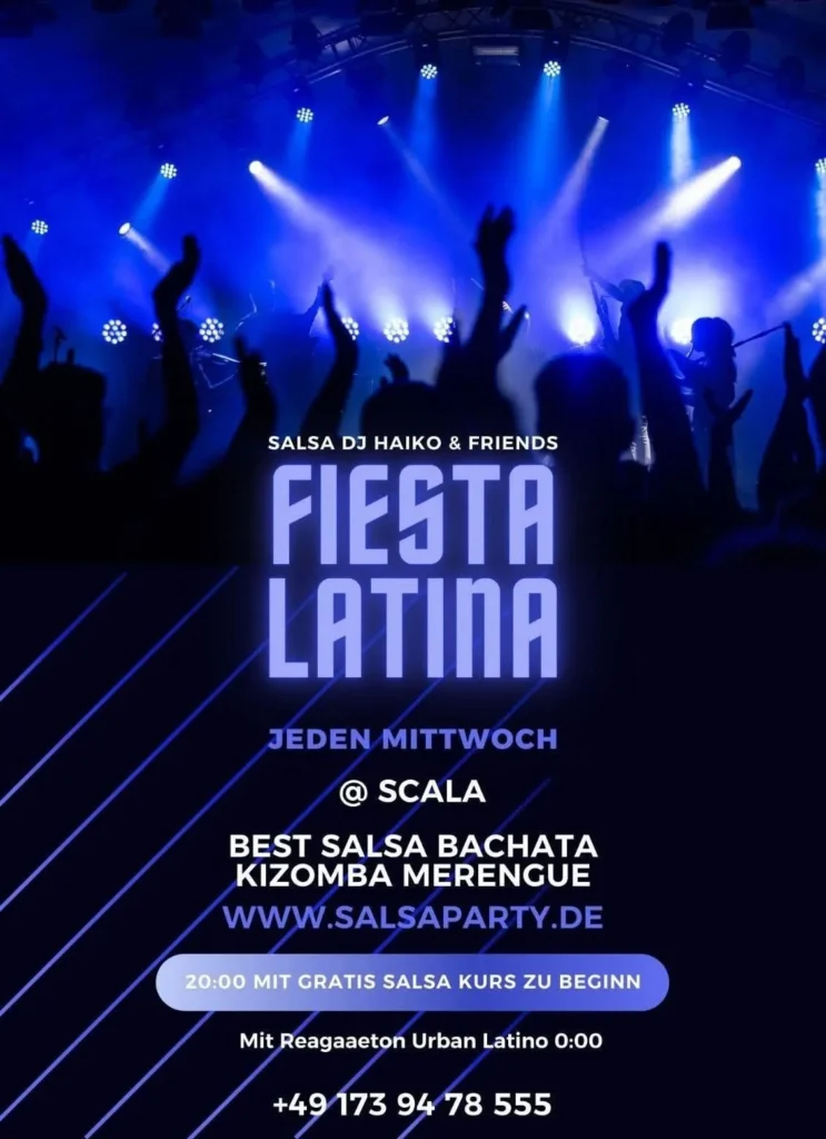Fiesta Latina Mittwochs im SCALA best Salsa, Bachata, … (Regensburg)