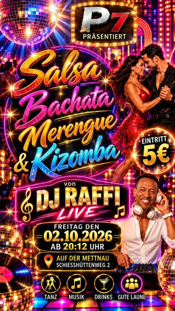 Salsa Bachata Merengue & Kizomba von DJ Raffi Live (Radolfzell am Bodensee)