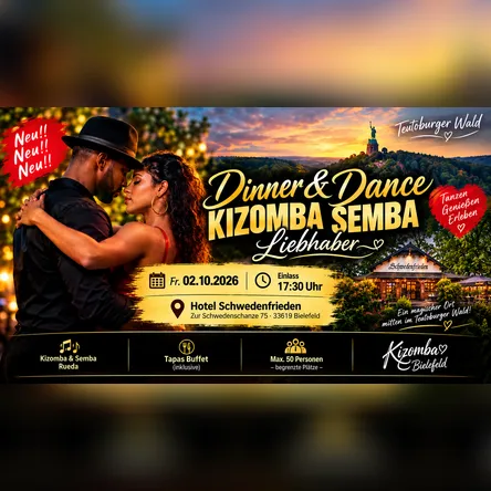 Dinner & Dance - Kizomba und Semba in Bielefeld