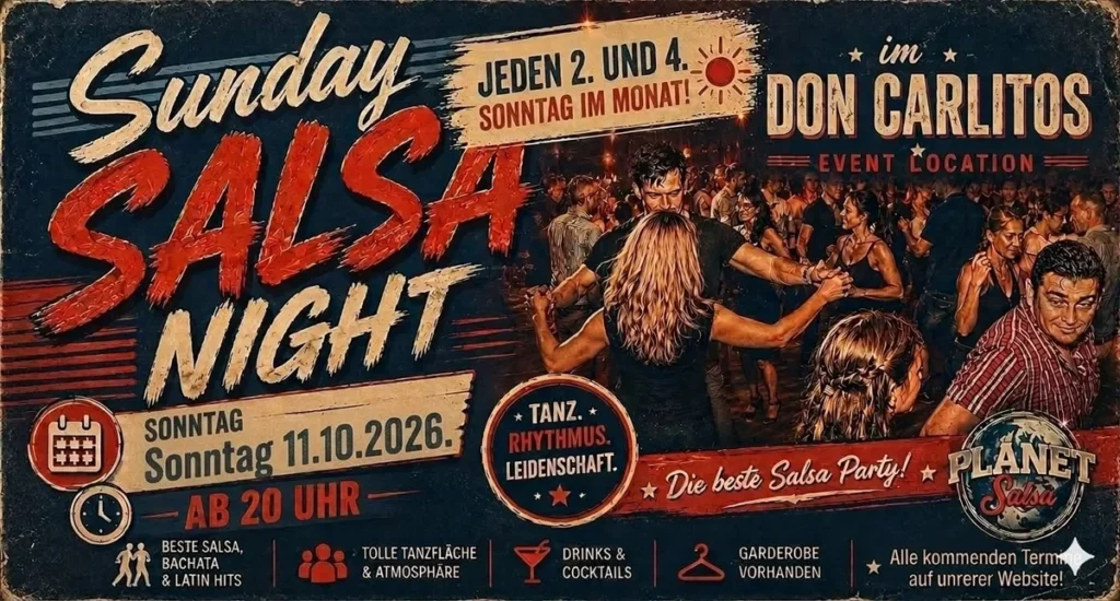SUNDAY SALSA NIGHT im DON CARLITOS (Eppelheim)
