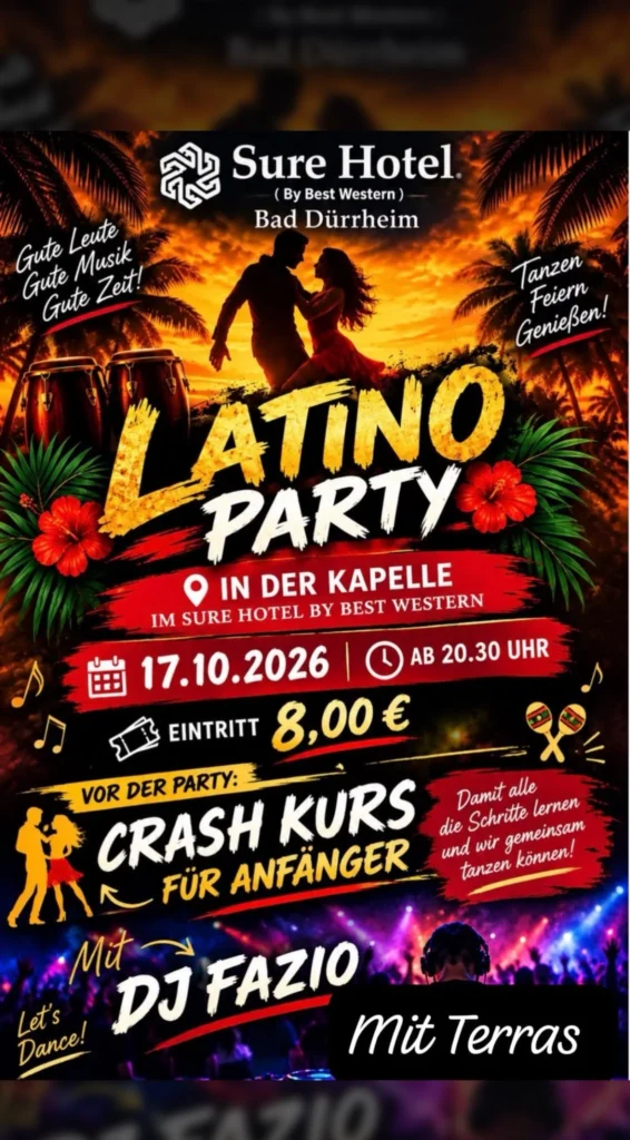 Latino Party in der Kapelle (Bad Dürrheim)