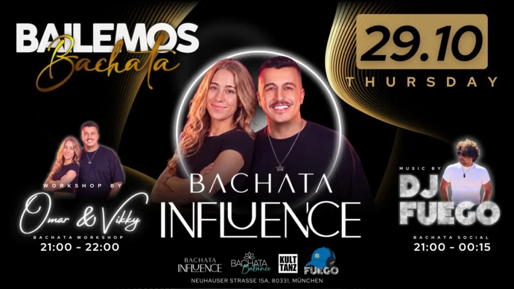 BAILEMOS Bachata with Omar & Vikky (München)
