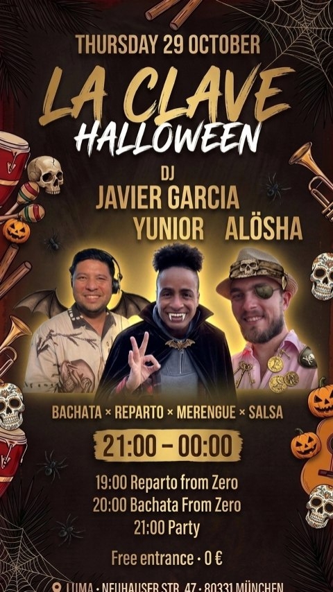 Join us at montunoclub for a special Halloween night of dancing together