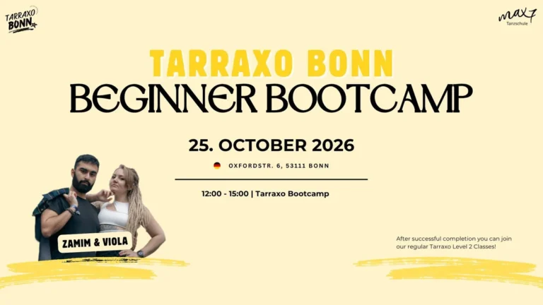 Tarraxo Bonn Beginner Bootcamp October 25th – Kizomba