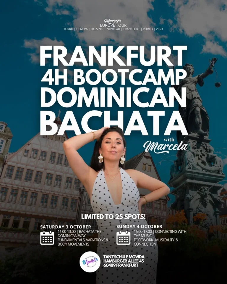 Bachata Dominicana Bootcamp mit Marcela – Bachata in Frankfurt am Main