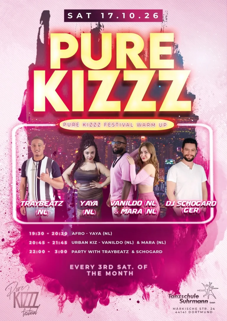 Pure Kizzz Festival Warm Up – Kizomba in Dortmund