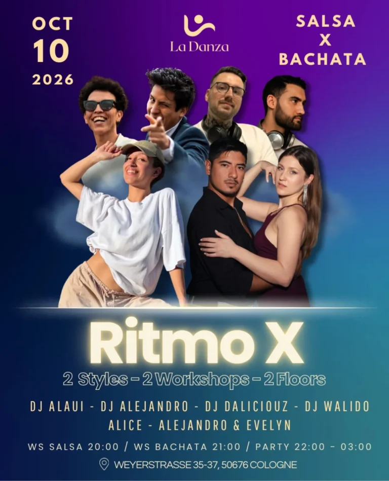 Ritmo X – Workshops & Social Night – Salsa and Bachata in Köln (Koeln)