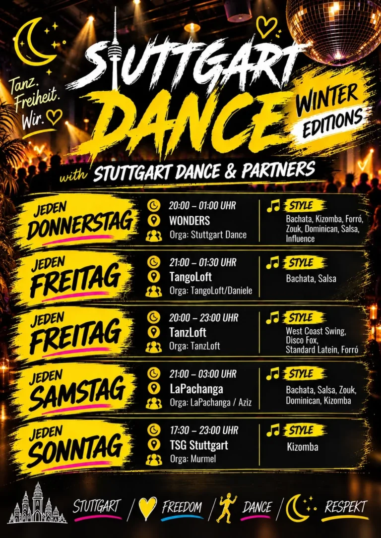 Stuttgart Dance Winter Edition – LaPachanga Social – Salsa, Bachata and Kizomba