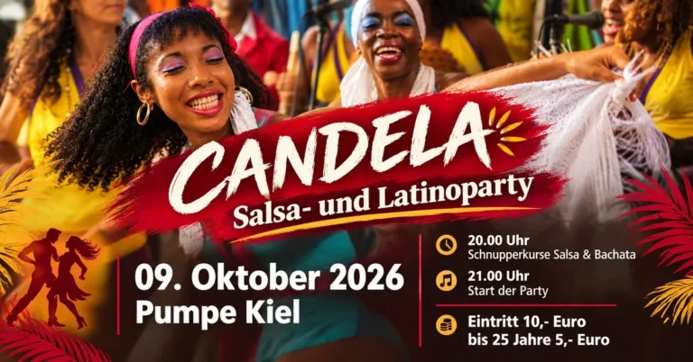 Candela - Salsa- und Latinoparty in der Pumpe – Salsa in Kiel