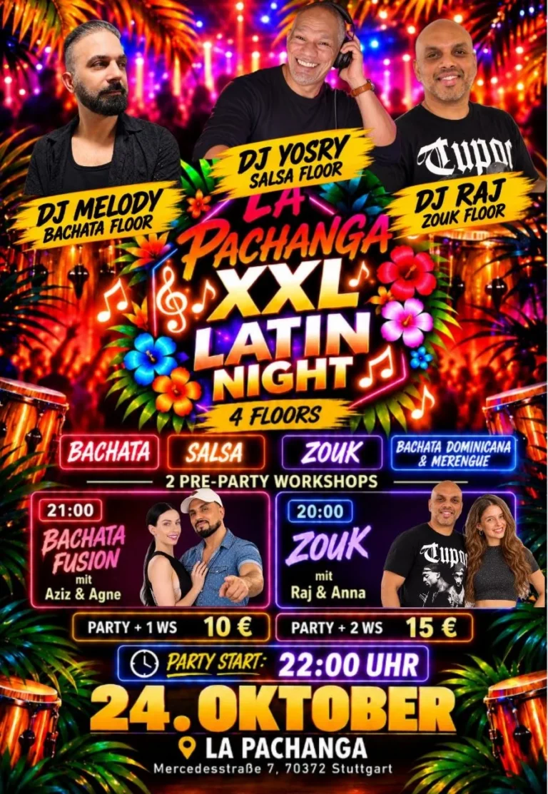 La Pachanga Xxl – Latin Night – Salsa, Bachata and Kizomba in Stuttgart