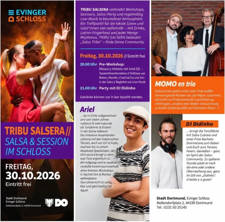 Tribu Salsera // Salsa & Session Im Schloss – Salsa and Bachata in Dortmund