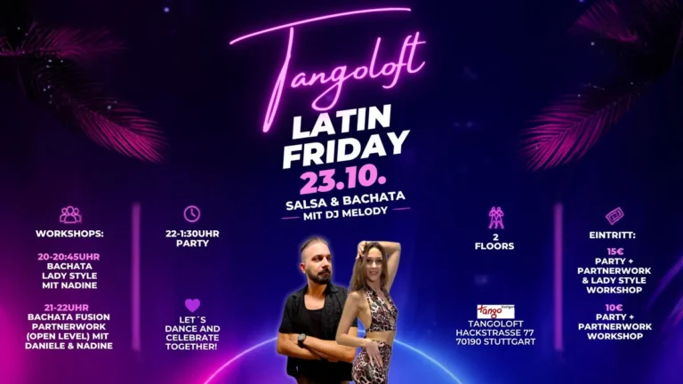 Tangoloft Latin Friday Stuttgart / Salsa & Bachata / 2 – Salsa and Bachata
