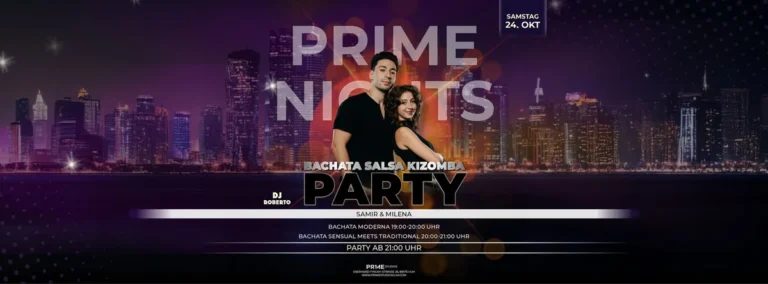 PRIME Nights Bachata, Salsa & Kizomba Party in Ulm – Salsa, Bachata and Kizomba