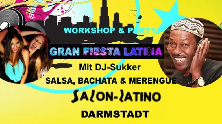 Latin Party Salsa, Bachata, Merengue Fiesta mit DJ Sukker – Salsa and Bachata in Darmstadt