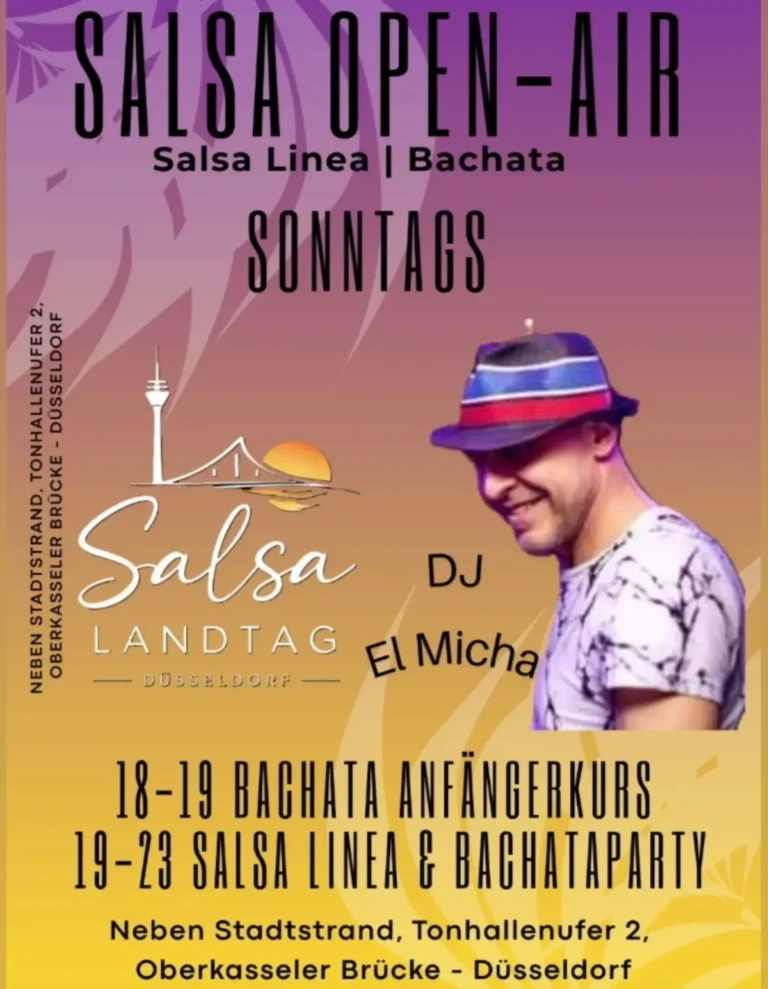 Open Air Salsa Düsseldorf am Rhein – Salsa and Bachata (Duesseldorf)