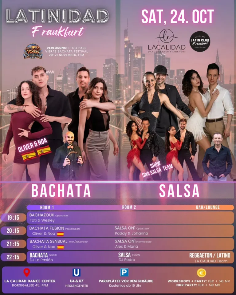 LATINIDAD Frankfurt – Salsa and Bachata in Frankfurt am Main