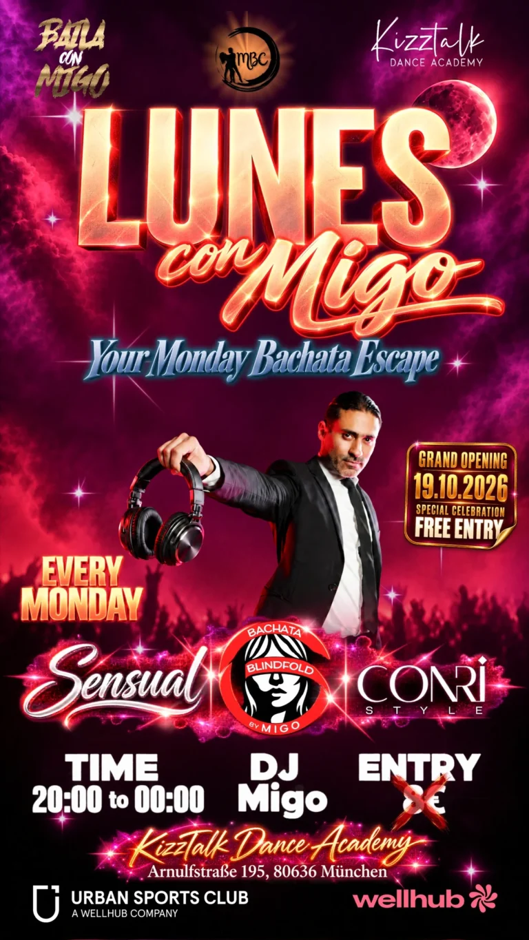 Lunes Con Migo – Grand Opening – Bachata in München (Muenchen)