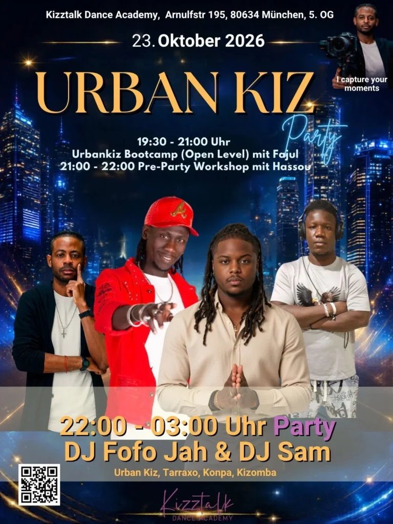 UrbanKiz Party @Kizztalk mit DJ FoFo-Jah – Kizomba in München (Muenchen)