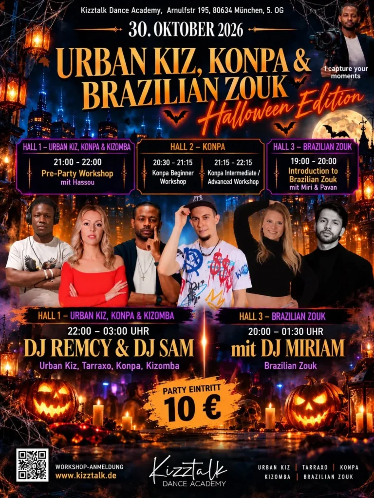 Halloween Edition – Urban Kiz, Konpa & Brazilian Zouk – Kizomba and Zouk in München (Muenchen)